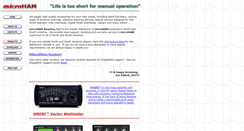 Desktop Screenshot of microham-usa.com